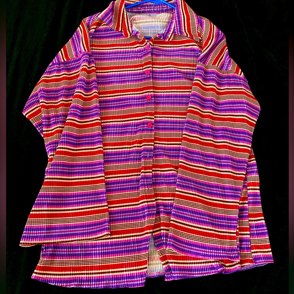 OUTCAST CLOTHING Stripe Oversized Shirt